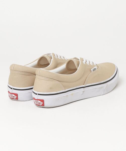 「VANS」 ローカットスニーカー 24.5cm ベージュ レディース