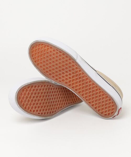 「VANS」 ローカットスニーカー 24.5cm ベージュ レディース