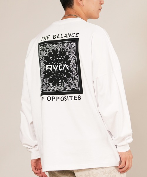 RVCA 2枚セット BACK BALANCE LT ロングスリーブＴシャツ RVCA（ルーカ） tシャツ BANDANA BALANCE LT ロンT BF042-P50 メンズ