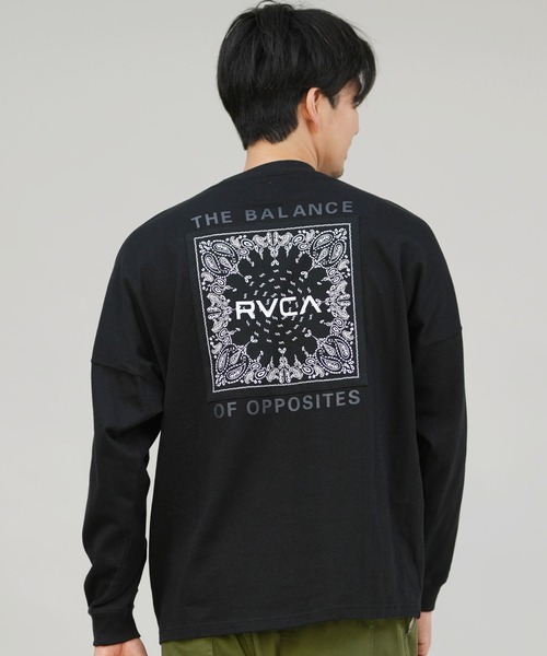 RVCA（ルーカ） tシャツ BANDANA BALANCE LT ロンT BF042-P50 メンズ