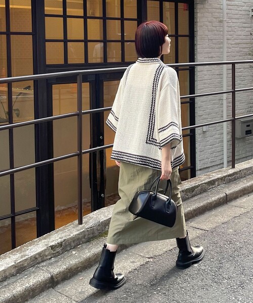 「fredy emue」 7分袖シャツ 38 ブラック系その他 レディース_画像3