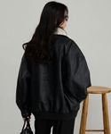 ブルゾン アウター 襟ボア 2WAY オーバー...の詳細画像4