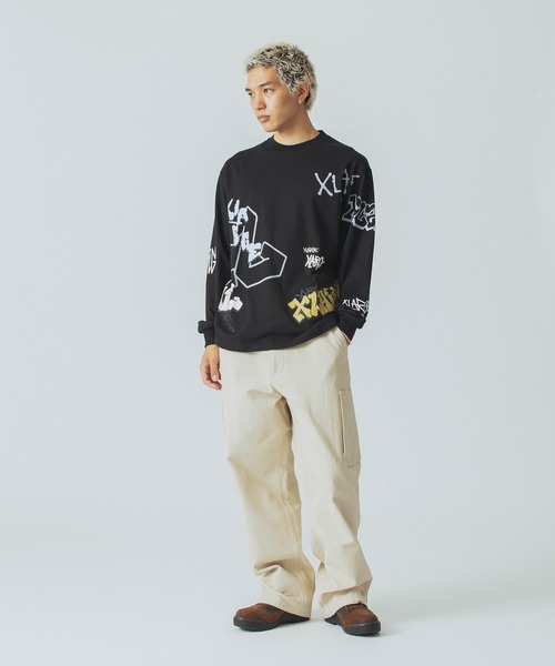 XLARGE（エクストラ ラージ） tシャツ GRAFFITI L/S TEE メンズ