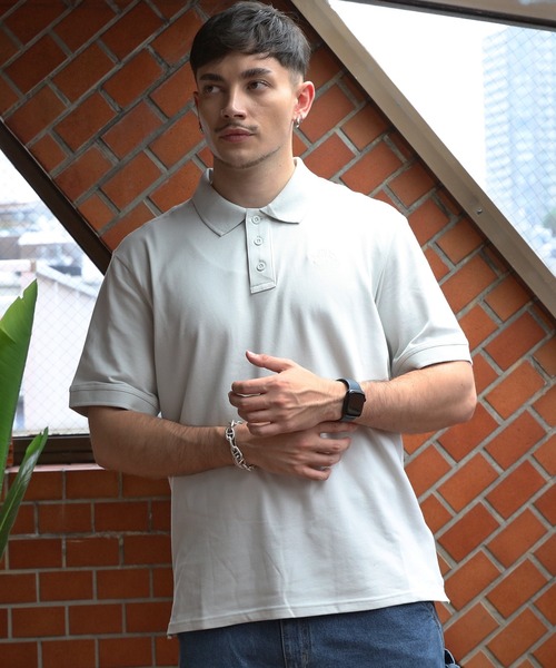 「THE NORTH FACE」 半袖ポロシャツ X-LARGE グレー系その他 メンズ