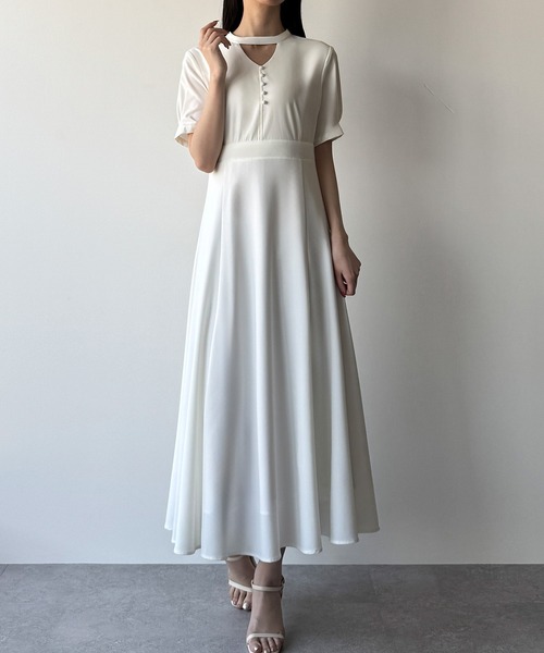 mipiarl 半袖ワンピース MEDIUM ホワイト レディース : ZOZOTOWN Yahoo