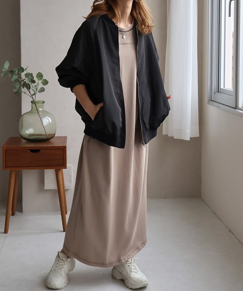 「Social GIRL」 ブルゾン M カーキ レディース_画像5