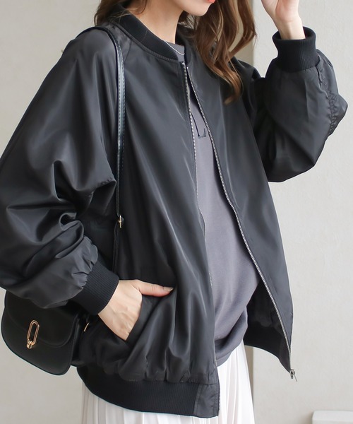 「Social GIRL」 ブルゾン M カーキ レディース_画像9