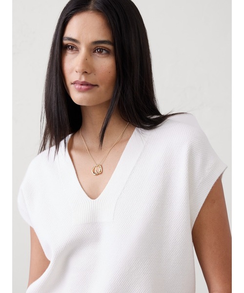 ネックレス BANANA REPUBLIC FACTORY STORE　　ダブルリング ネックレス レディースの画像