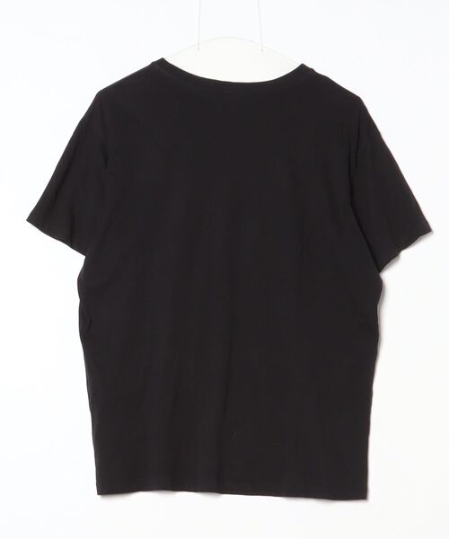 N°21 ブラック 半袖Tシャツ N°21（ヌメロヴェントゥーノ） 「N21 numero ventuno」 半袖Tシャツ M