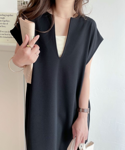 「classicalelf」 ノースリーブワンピース MEDIUM ブラック レディース_画像2