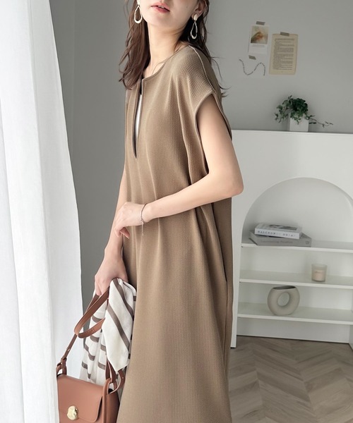 「classicalelf」 ノースリーブワンピース MEDIUM ブラック レディース_画像6