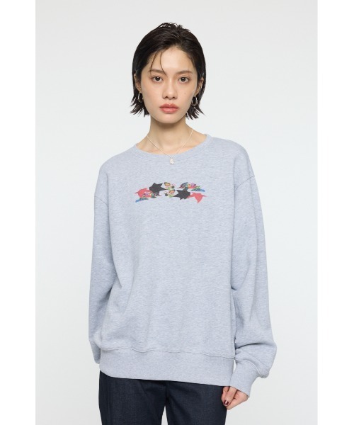 トレーナー スウェット PU プルオーバー レディース