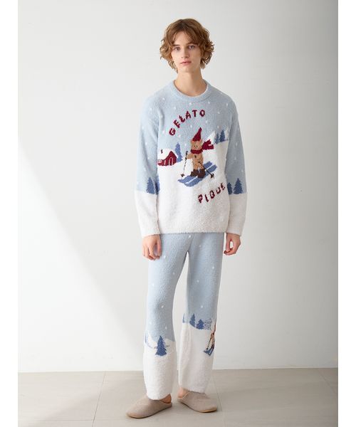 gelato pique（ジェラートピケ） パジャマ 「HOLIDAY」「HOMME」スキー