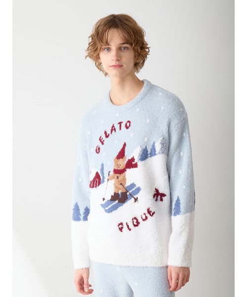 gelato pique（ジェラートピケ） パジャマ 「HOLIDAY」「HOMME」スキー
