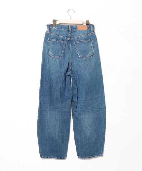 Curensology 加工デニムパンツ　ブルー / 38 Curensology（カレンソロジー） デニムパンツ 38 ブルー レディース