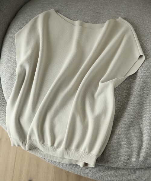 「ABITOKYO」 ノースリーブニット FREE ブラック レディース_画像7