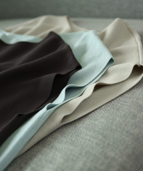 「ABITOKYO」 ノースリーブニット FREE ブラック レディース_画像8