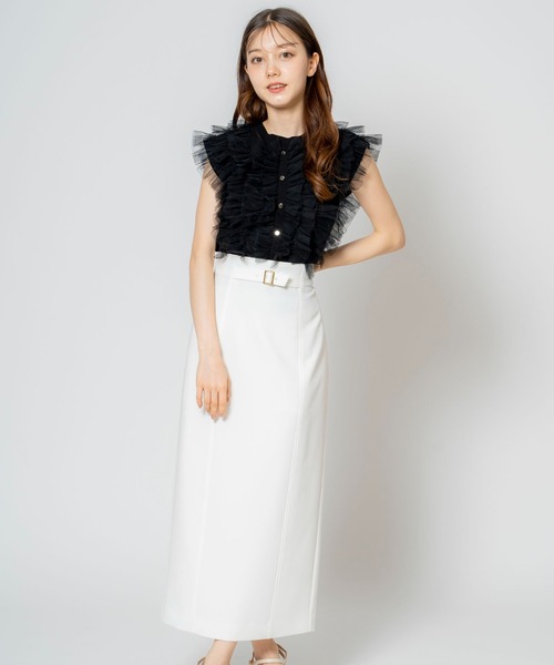 「NOELA」 スカート S オフホワイト レディース_画像3