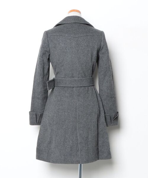 「BLACK BY MOUSSY」 コート 1 グレー レディース_画像2