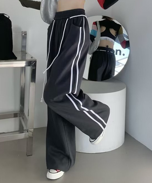 「c.u.l」 イージーパンツ M ブラック レディース_画像5