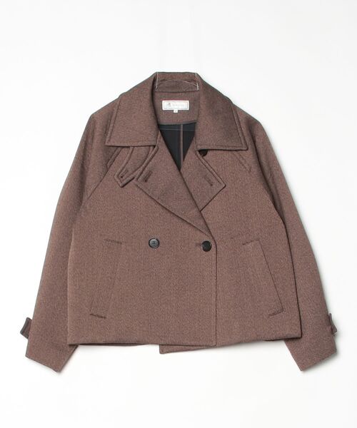 【新品未使用】ロペピクニック Rope Picnic コート ROPE' PICNIC（ロペ ピクニック） コート 38 ダークブラウン