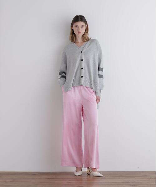 LE PHIL（ル フィル） パンツ クラシックサテンパンツ レディース