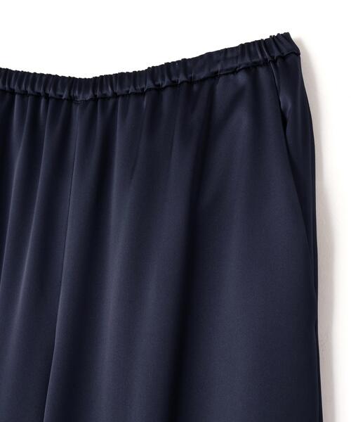 LE PHIL（ル フィル） パンツ クラシックサテンパンツ レディース