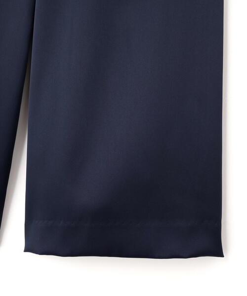 LE PHIL（ル フィル） パンツ クラシックサテンパンツ レディース