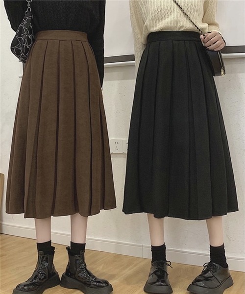 「Dream garden」 「FREE STYLISTS」プリーツスカート M ライトベージュ レディース_画像3