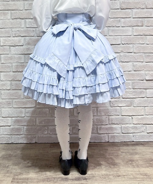 Chalmiere（シャルミエール） スカート レースアップフリルスカート