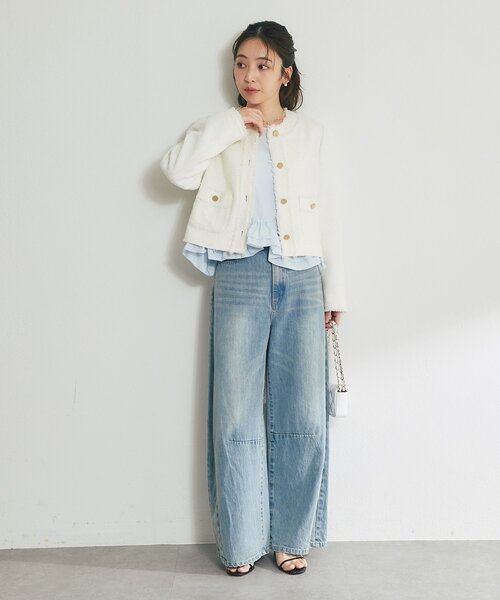 La boutique Bonbon（ラブティックボンボン） ジャケット ノーカラー
