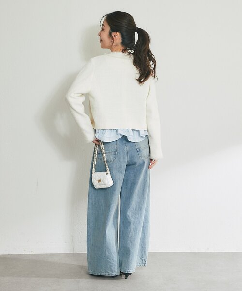 La boutique Bonbon（ラブティックボンボン） ジャケット ノーカラー