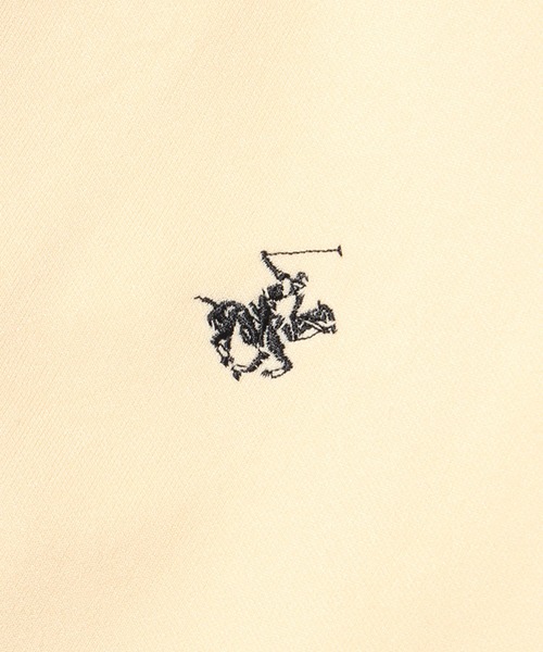 「BEVERLY HILLS POLO CLUB」 ジャージブルゾン LL アイボリー メンズ_画像6
