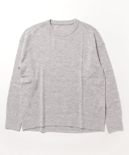 INED（イネド） 長袖ニット 9号 グレー レディース : ZOZOTOWN Yahoo