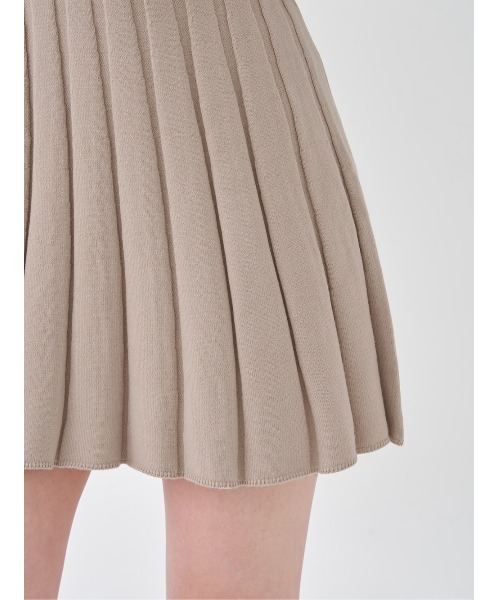 Darich（ダーリッチ） ワンピース ネックリボンデザインフレアニット