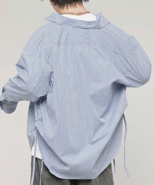 「ADAMASTE」 長袖シャツ MEDIUM ブルー メンズ_画像4