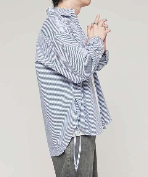 「ADAMASTE」 長袖シャツ MEDIUM ブルー メンズ_画像5