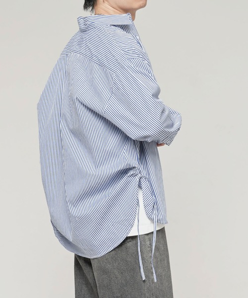 「ADAMASTE」 長袖シャツ MEDIUM ブルー メンズ_画像9