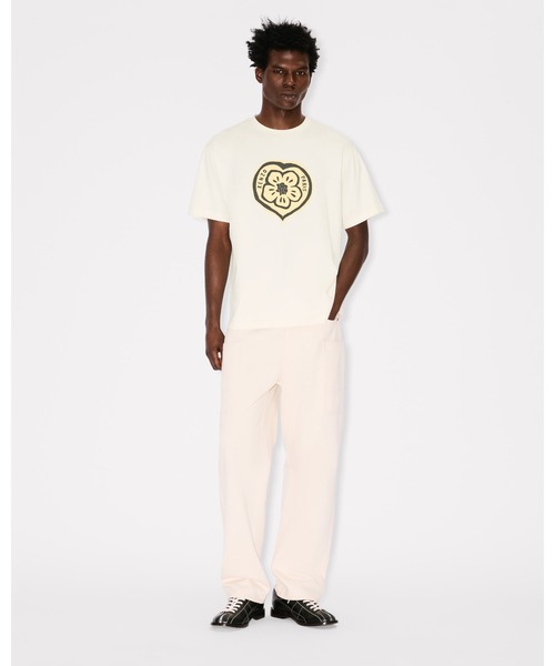 KENZO（ケンゾー） tシャツ 'KENZO Boke Heart' Tシャツ イン コットン
