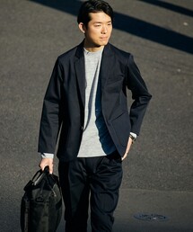 【未使用に近い/Lサイズ】SHIPS シップス スーツ上下 日本製 SHIPS（シップス） セットアップ 「WEB限定」SHIPS:「洗濯機可能