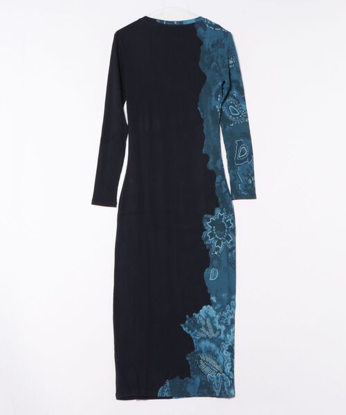 「Desigual」 長袖ワンピース X-SMALL ブルー レディース_画像2
