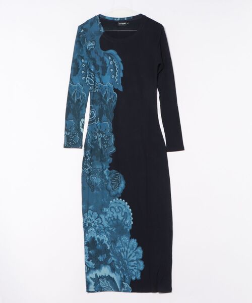 「Desigual」 長袖ワンピース X-SMALL ブルー レディース_画像5