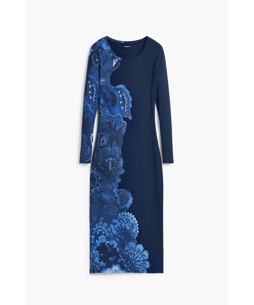 「Desigual」 長袖ワンピース X-SMALL ブルー レディース_画像6