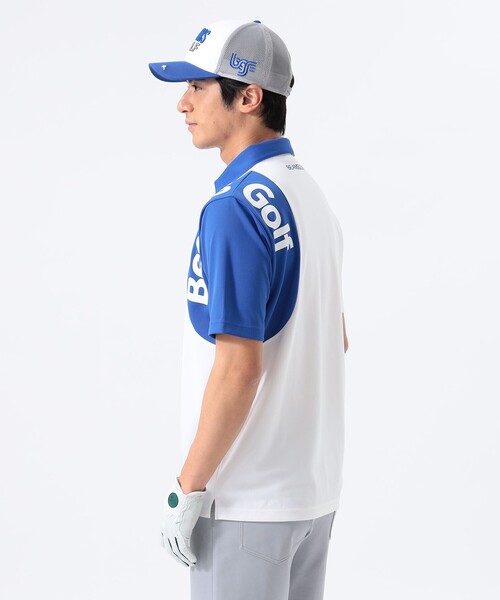 BEAMS GOLF（ビームス ゴルフ） 半袖ポロシャツ M サックスブルー
