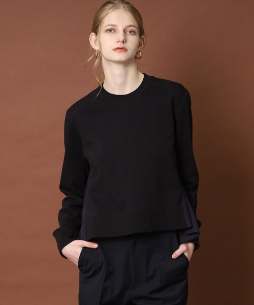 「DRESSTERIOR」 スウェットカットソー 34 ブラック レディース_画像3
