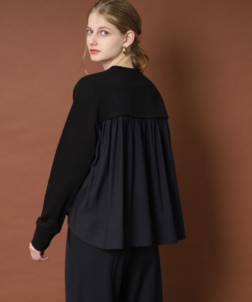 「DRESSTERIOR」 スウェットカットソー 34 ブラック レディース_画像4