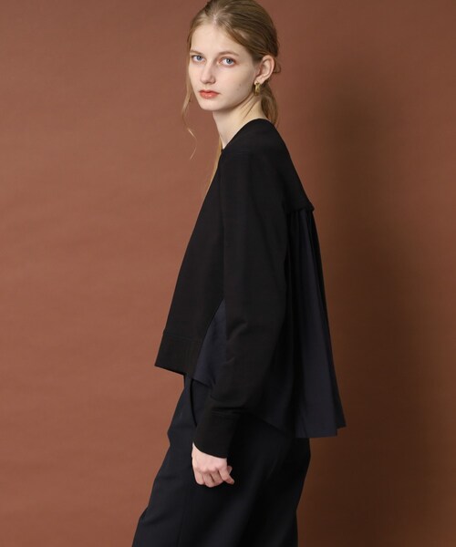 「DRESSTERIOR」 スウェットカットソー 34 ブラック レディース_画像5