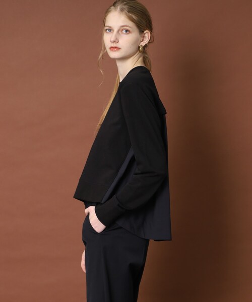 「DRESSTERIOR」 スウェットカットソー 34 ブラック レディース_画像9