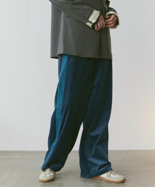 「soerte」 イージーパンツ 1 グレー メンズ_画像3