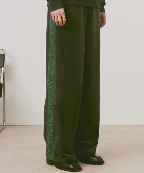 「soerte」 イージーパンツ 1 グレー メンズ_画像9